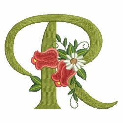 Rose Alphabet 18 machine embroidery designs