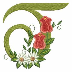 Rose Alphabet 20 machine embroidery designs