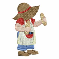 Sunbonnet Fun 09 machine embroidery designs