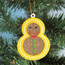 FSL Gingerbread Ornaments 10 machine embroidery designs