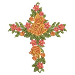 Rose Cross 2 01(Sm) machine embroidery designs