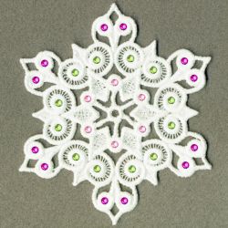 FSL Crystal Snowflakes 02 machine embroidery designs