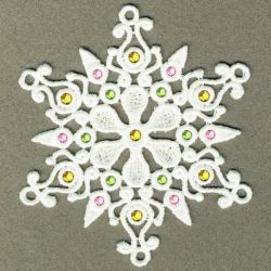 FSL Crystal Snowflakes 06 machine embroidery designs