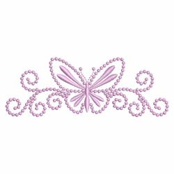 Candlewicking Butterfly Border 02(Md) machine embroidery designs