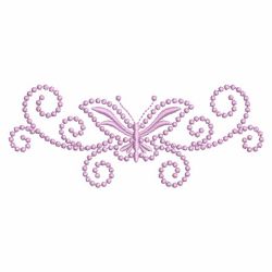 Candlewicking Butterfly Border 04(Md) machine embroidery designs