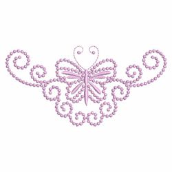 Candlewicking Butterfly Border 05(Sm) machine embroidery designs
