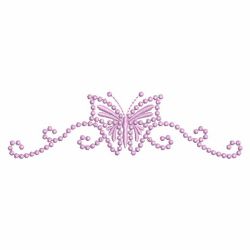 Candlewicking Butterfly Border 10(Sm) machine embroidery designs