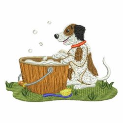 Playful Dog 07 machine embroidery designs