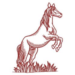 Redwork Horse 02(Lg)