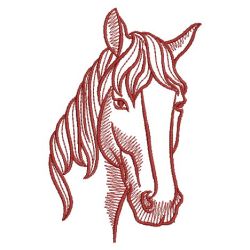 Redwork Horse 08(Lg) machine embroidery designs