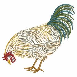 Vintage Rooster 09(Sm) machine embroidery designs