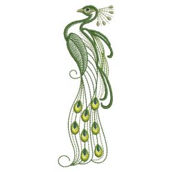 Pretty Peacocks 04(Md) machine embroidery designs