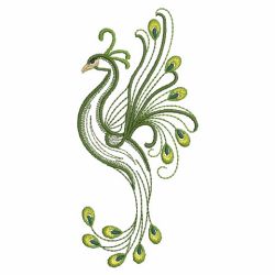 Pretty Peacocks 05(Md) machine embroidery designs