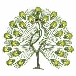 Pretty Peacocks 10(Lg) machine embroidery designs