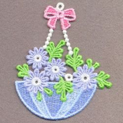 FSL Floral Baskets 05 machine embroidery designs