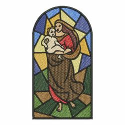 Stained Glass Jesus(Lg) machine embroidery designs