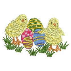Easter Egg Chicks 08 machine embroidery designs