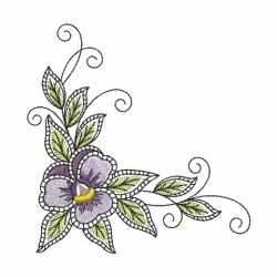 Fantasy Pansies 12(Sm) machine embroidery designs