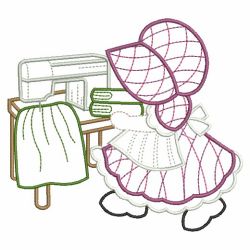 Vintage Sewing Sunbonnets(Md) machine embroidery designs