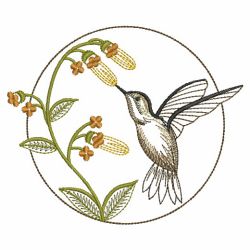 Vintage Hummingbirds 01(Md) machine embroidery designs
