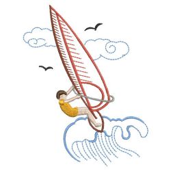 Windsurfer 04(Lg) machine embroidery designs