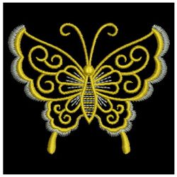 Golden Butterfly 01 machine embroidery designs