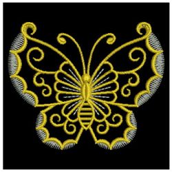Golden Butterfly 02 machine embroidery designs