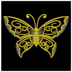 Golden Butterfly 10 machine embroidery designs