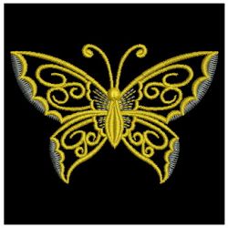Golden Butterfly 10 machine embroidery designs