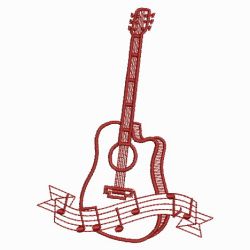 Redwork Music 04(Sm) machine embroidery designs