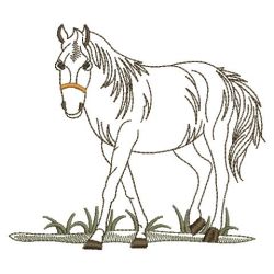 Vintage Horses 02(Sm) machine embroidery designs