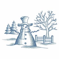 Toile Winter Scene 03(Sm) machine embroidery designs