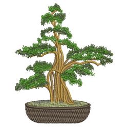 Bonsai Tree 09 machine embroidery designs