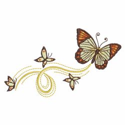 Fluttering Fancy 02(Md) machine embroidery designs