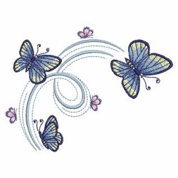 Fluttering Fancy 07(Md) machine embroidery designs