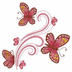 Fluttering Fancy 08(Md) machine embroidery designs