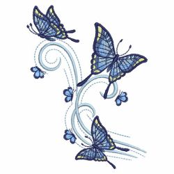 Fluttering Fancy 10(Md) machine embroidery designs