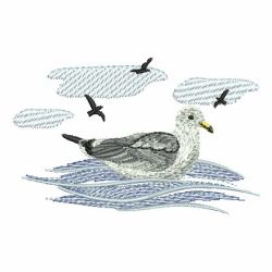 Sea Birds 04 machine embroidery designs