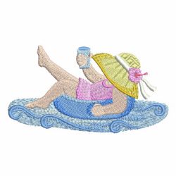 Sunbonnet At The Beach 03