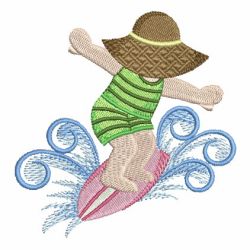 Sunbonnet At The Beach 07