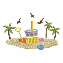 Sunbonnet At The Beach 10 machine embroidery designs