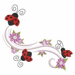 Ladybug In Flight 07(Sm) machine embroidery designs