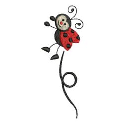 Lively Ladybugs 01 machine embroidery designs