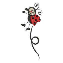 Lively Ladybugs machine embroidery designs