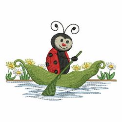 Lively Ladybugs 12 machine embroidery designs