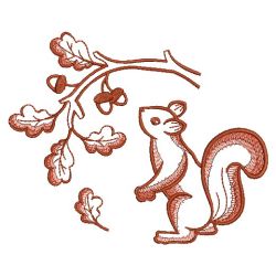 Toile Autumn Squirrel 02(Sm) machine embroidery designs