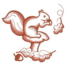 Toile Autumn Squirrel 09(Md) machine embroidery designs