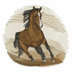 Realistic Horses 2 02(Lg) machine embroidery designs