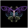 Neon Butterflies 08(Lg)