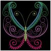 Neon Butterflies 10(Sm)